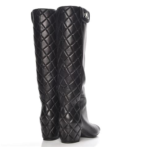 chanel high knee boots|Chanel tall boots 2021.